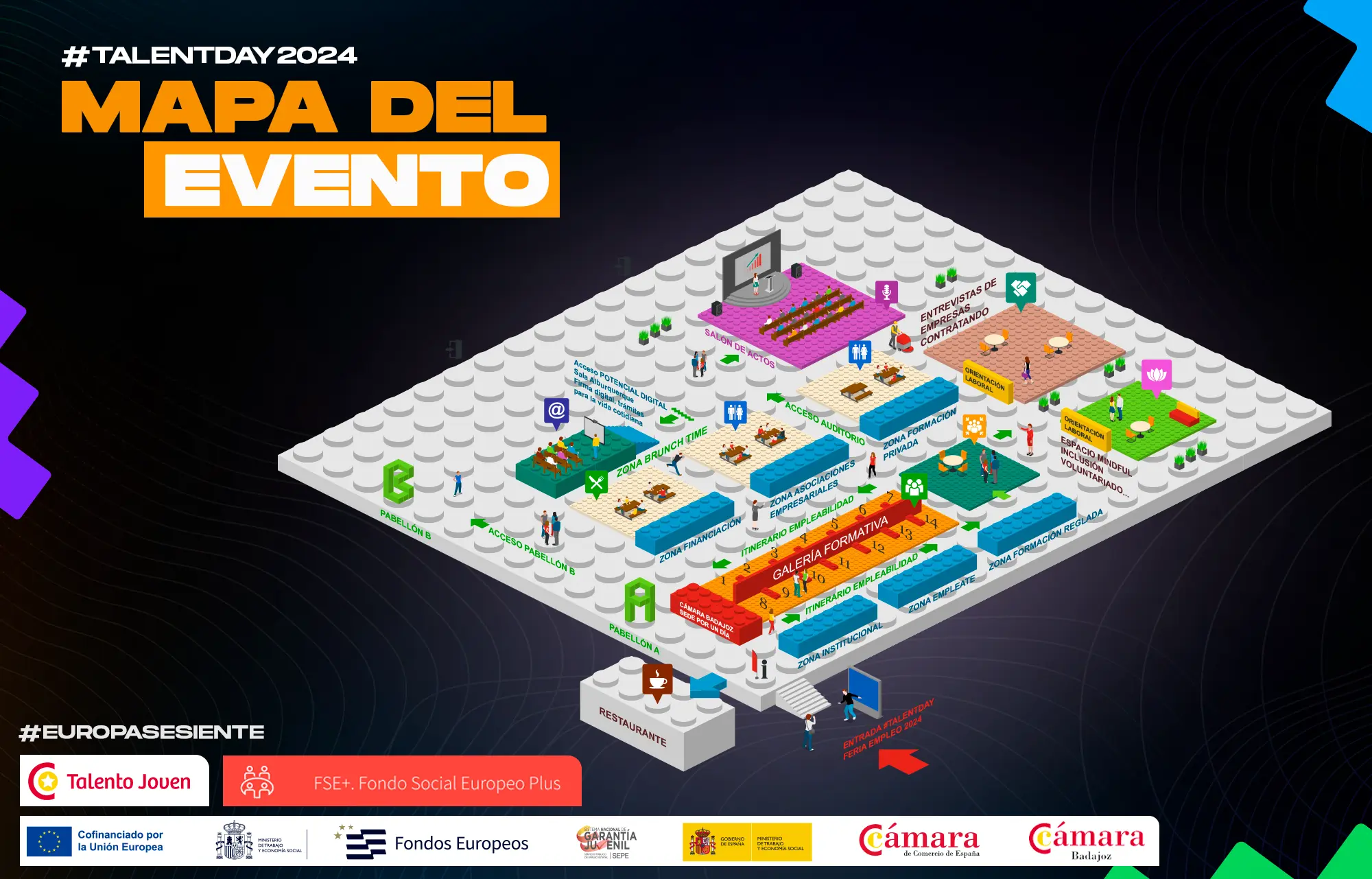 Mapa del evento